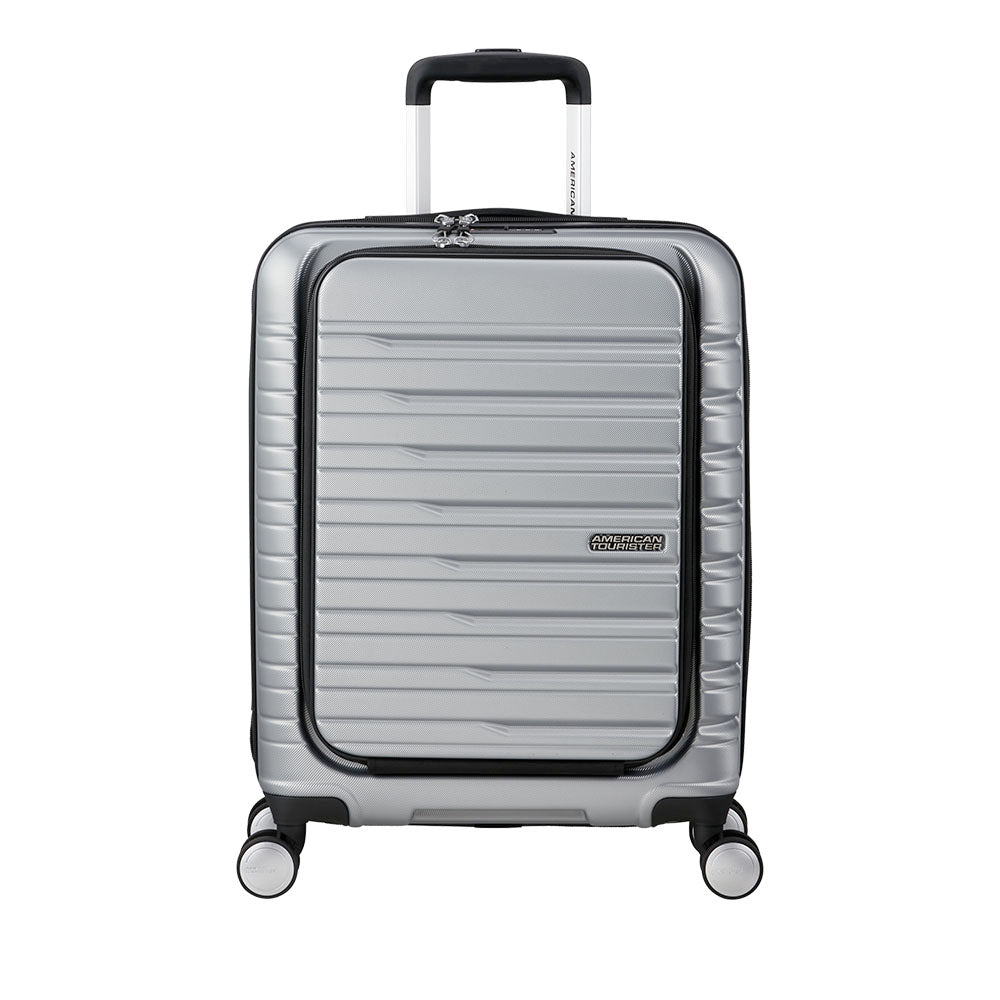 Trolley Cabina Rigido Easy Access 4 Ruote AMERICAN TOURISTER linea Flashline colore Sky Silver
