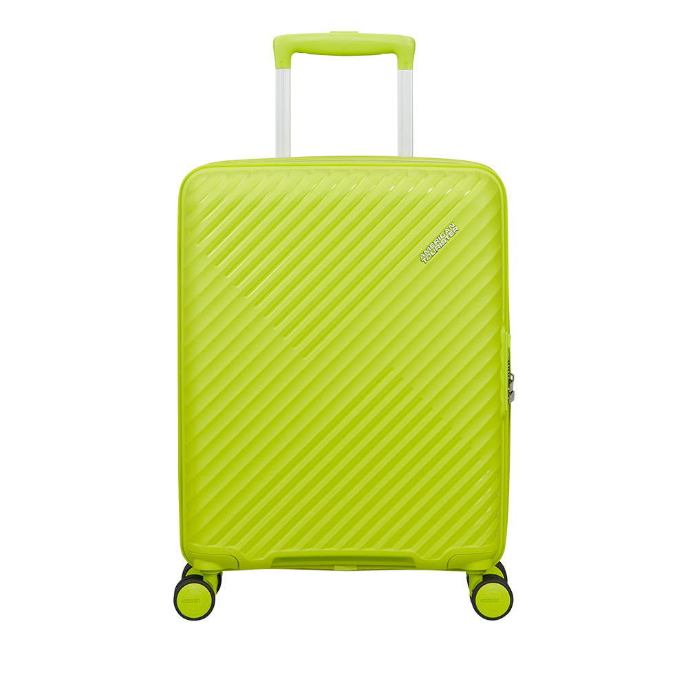 Trolley Cabina Rigido 4 Ruote AMERICAN TOURISTER linea Diablast colore Hyper Lime