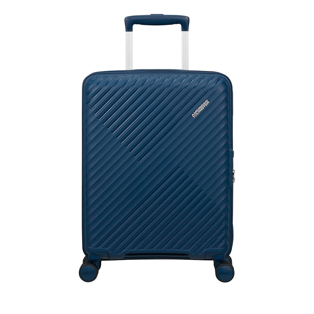 Trolley Cabina Rigido 4 Ruote AMERICAN TOURISTER linea Diablast colore Darkwave Blue