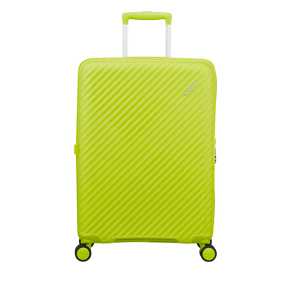 Trolley Medio Rigido Espandibile AMERICAN TOURISTER linea Diablast colore Hyper Lime