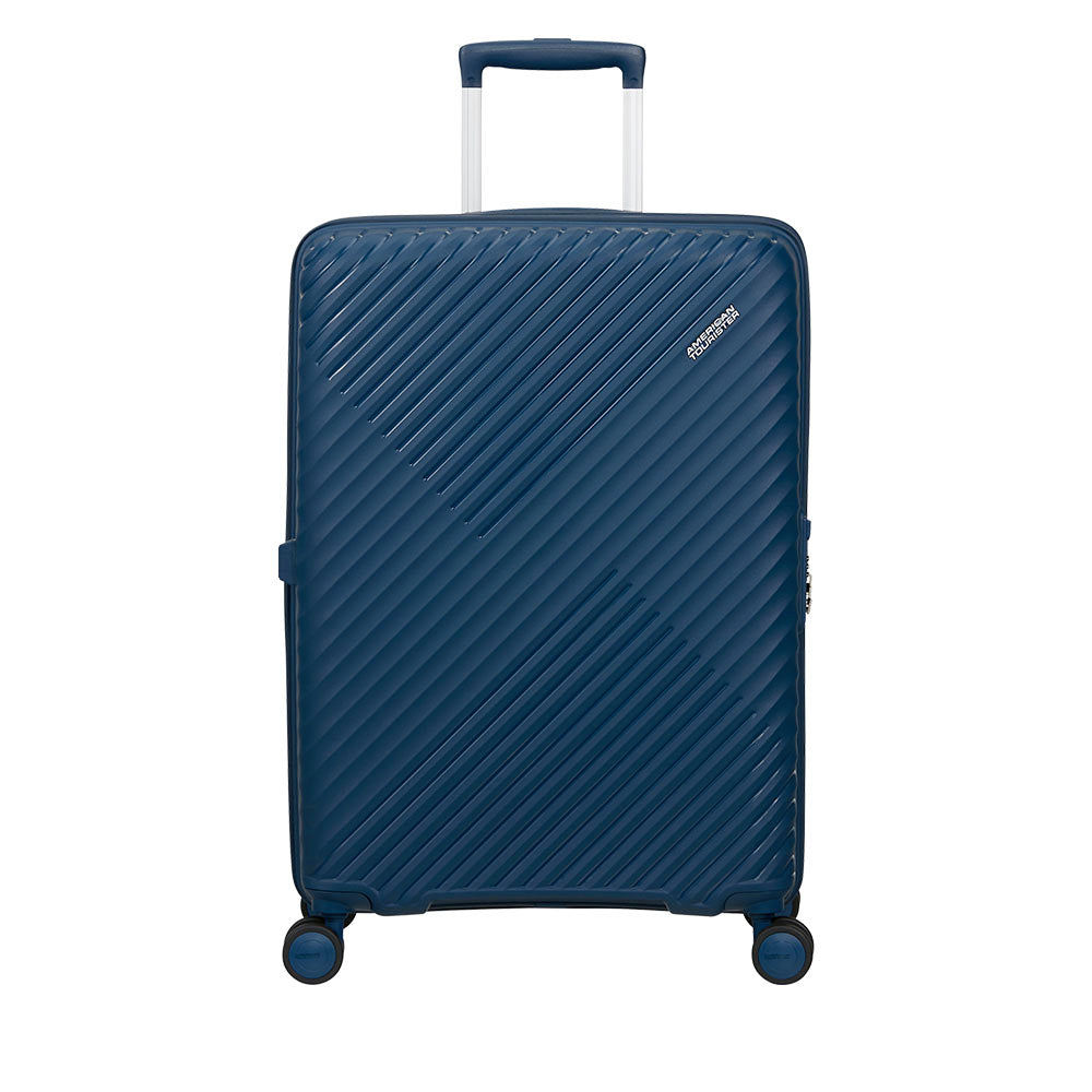 Trolley Medio Rigido Espandibile AMERICAN TOURISTER linea Diablast colore Darkwave Blue
