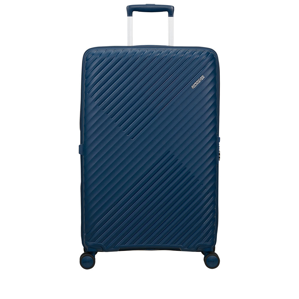 Trolley Grande Rigido Espandibile AMERICAN TOURISTER linea Diablast colore Darkwave Blue