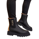 Stivaletti Beatles 1A Classe Alviero Martini in Eco Nappa Nera con Maxi Logo 2579