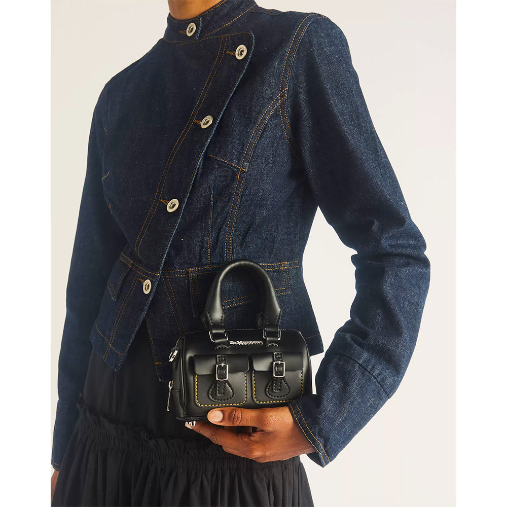 Bauletto Donna Mini DR. MARTENS linea Kiev in Pelle Smooth Nero