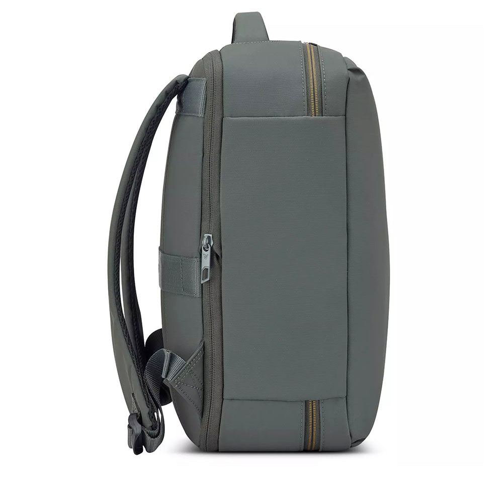 Zaino da Viaggio Underseat Espandibile RONCATO linea Wanderline in Tessuto Gommato Verde Militare