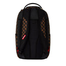 Zaino Unisex SPRAYGROUND stampa Brown and Cream Drip Check Shark