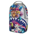 Zaino Unisex SPRAYGROUND stampa Cream Flowering Jungle Shark DLXSV