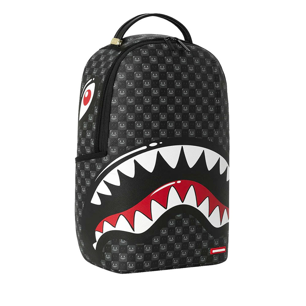 Zaino Unisex SPRAYGROUND stampa Sharks in Paris WTF Bubbly Black Check