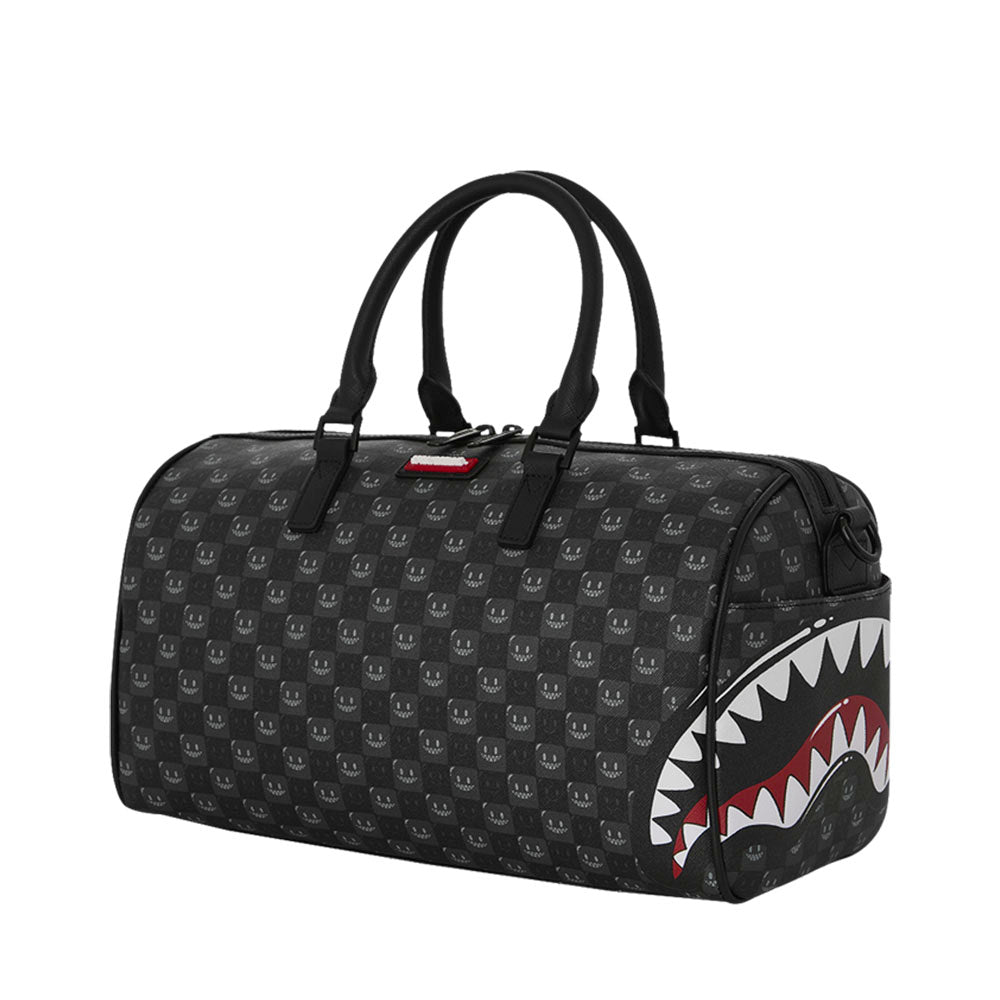 Bauletto Unisex SPRAYGROUND stampa Sharks in Paris WTF Bubbly Black Check