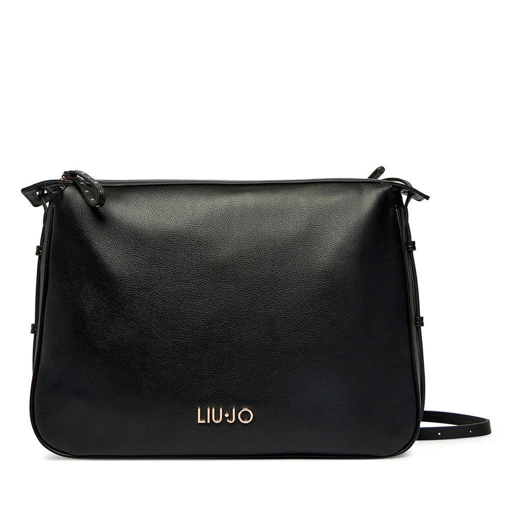 Hobo Bag Large Donna LIU JO Better stampa Bottalata Nera