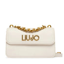 Women's Cream Crossbody Bag LIU JO with Decorative Chain