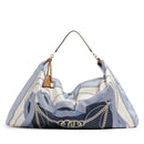 Borsa Foulard Donna LIU JO in Raso Stampato Light Denim