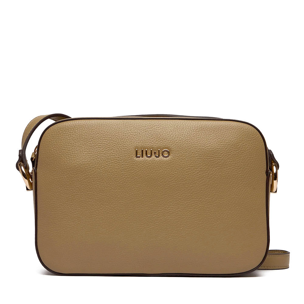 Borsa Donna a Tracolla Media LIU JO Better effetto Bottalato color Fango