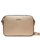 Borsa Donna a Tracolla Media LIU JO Better effetto Bottalato Oro Chiaro