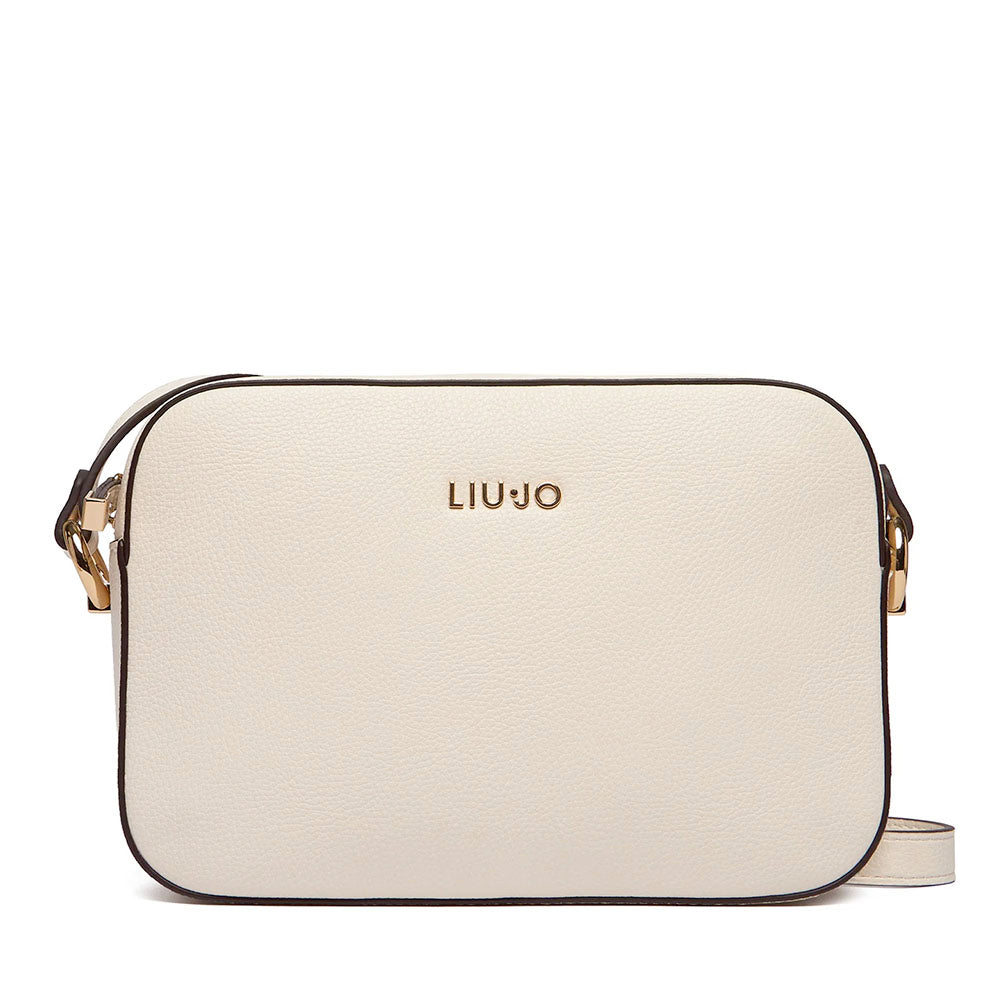 Borsa Donna a Tracolla Media LIU JO Better effetto Bottalato color Crema
