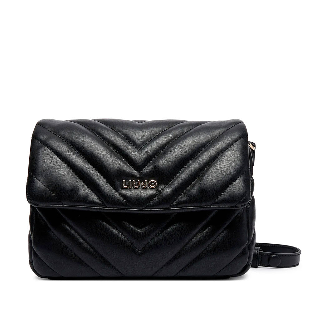 Borsa Donna Media a Spalla LIU JO Matelassè Nera