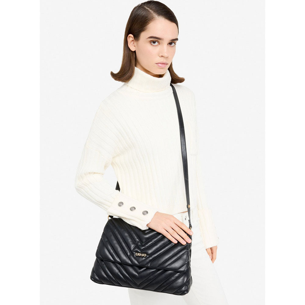 Borsa Donna a Spalla LIU JO Matelassè Beige