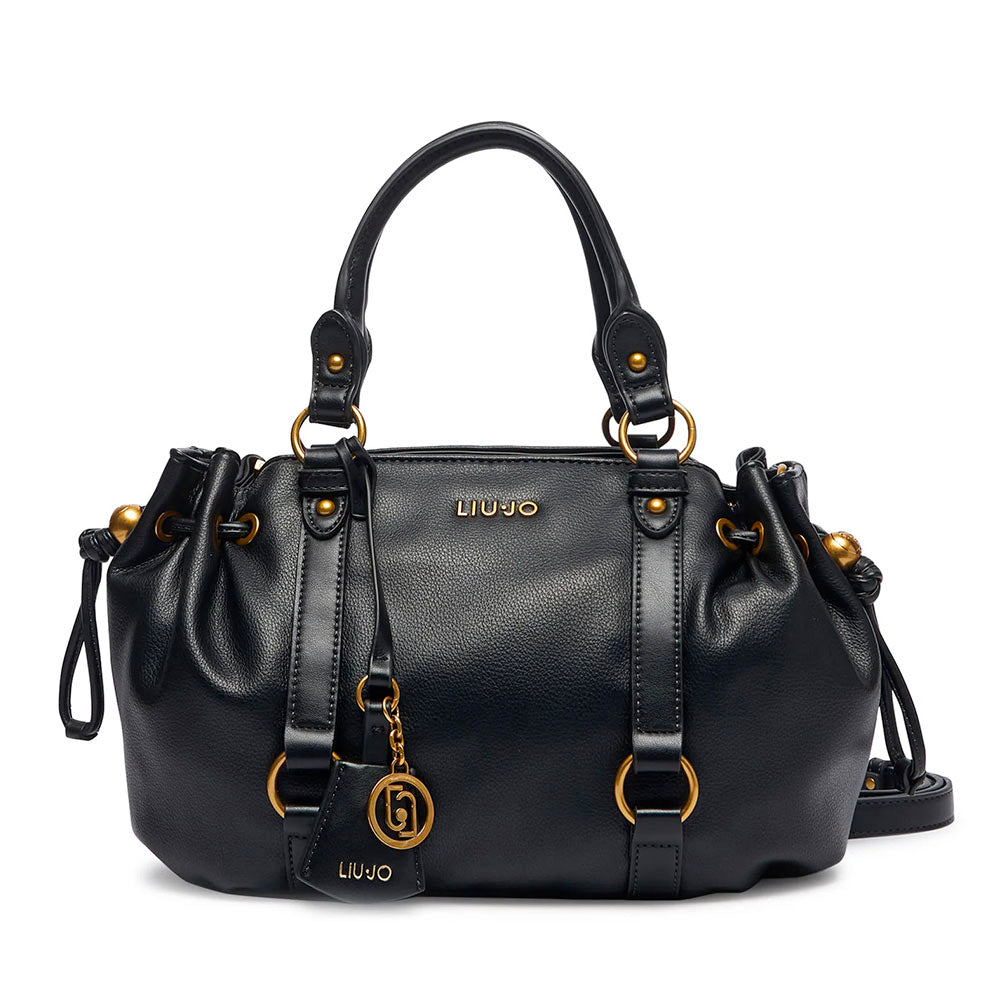 Bauletto Donna a Mano LIU JO in Ecopelle Micro Bottalata Nera