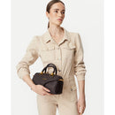 Bauletto Donna a Mano Small LIU JO in Ecopelle Marrone Scuro con Logo Embossed