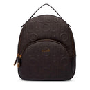 Zaino Donna LIU JO in Ecopelle Marrone Scuro con Logo Embossed