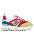 Sneakers Platform Donna LIU JO Maxi Wonder 97 in Suede e Mesh Multicolor