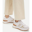 Sneakers Platform Donna LIU JO Amazing 43 Bis in Suede e Mesh Bianco
