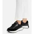Sneakers Donna LIU JO Lolo 20 in Mesh Suede e Paillettes Nero