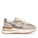 Sneakers Platform Donna LIU JO Amazing 25 in Suede e Inserti stampa Pitone