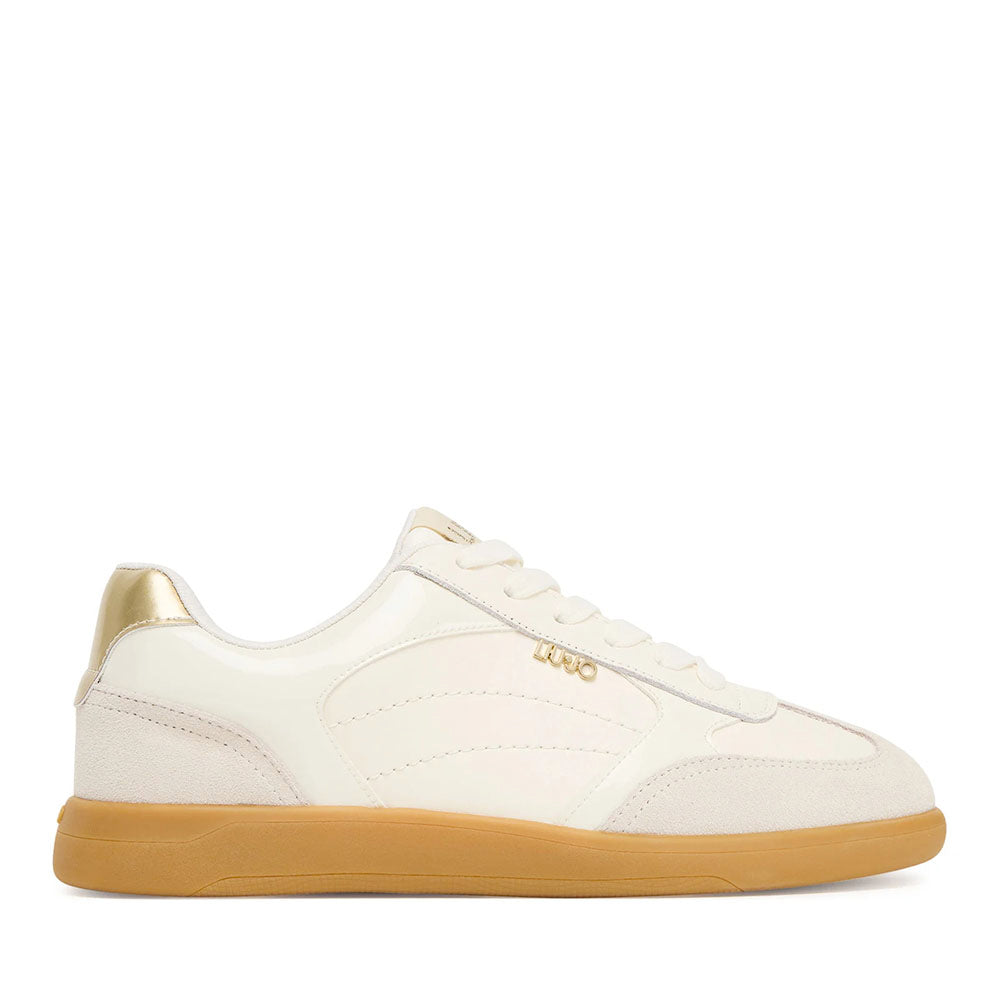 Sneakers Donna LIU JO Connor 01 in Pelle e Suede Milk