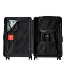Sprayground Sharks in Paris WTF Bubbly Black Check Trolley – Unisex, Schwarz