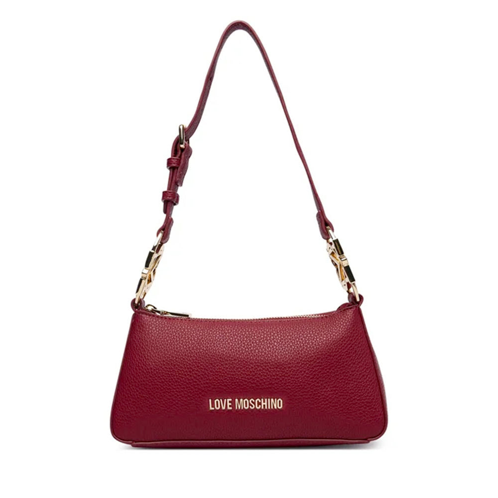 Borsa Sottospalla Donna LOVE MOSCHINO linea Jewel Rosso Vino
