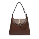 Hobo Bag Donna LOVE MOSCHINO linea Pinned Love Marrone