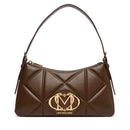 Borsa Donna Sottospalla LOVE MOSCHINO linea Embossed Marrone