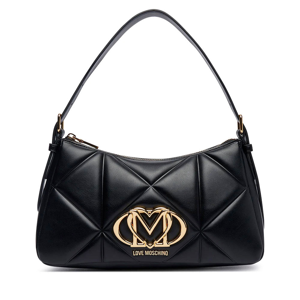 Borsa Donna Sottospalla LOVE MOSCHINO linea Embossed Nero