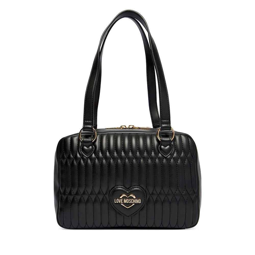 Bauletto Donna a Spalla LOVE MOSCHINO linea Bubby Love in Ecopelle Nera