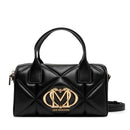 Bauletto Donna Trapuntato LOVE MOSCHINO linea Embossed Nero