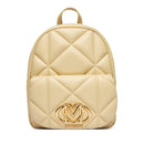Zaino Donna Trapuntato LOVE MOSCHINO linea Embossed color Burro