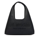 Hobo Bag Donna LOVE MOSCHINO in Ecopelle Nera