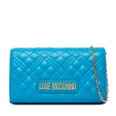 Clutch Donna con Tracolla LOVE MOSCHINO linea Smart Daily Quilted Turchese