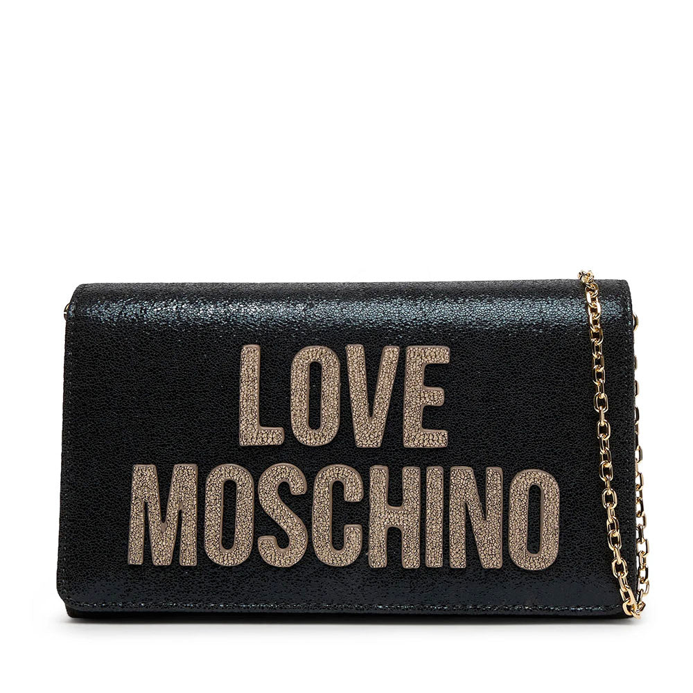Clutch Donna con Tracolla LOVE MOSCHINO linea Smart Daily Soft Nero