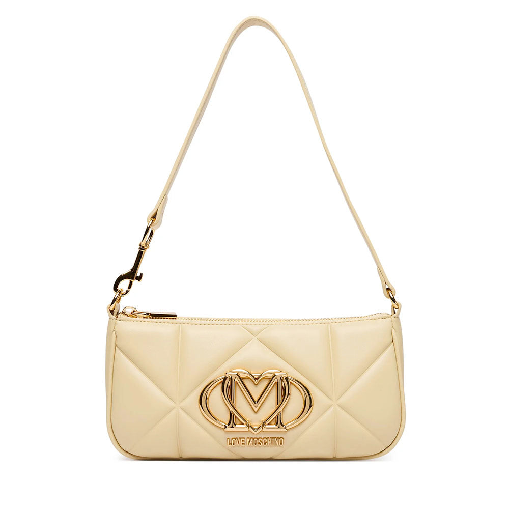 Borsa Donna Mini Sottospalla LOVE MOSCHINO linea Embossed color Burro