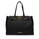 Shopping Bag Donna LOVE MOSCHINO linea Soft Sculpt Nera