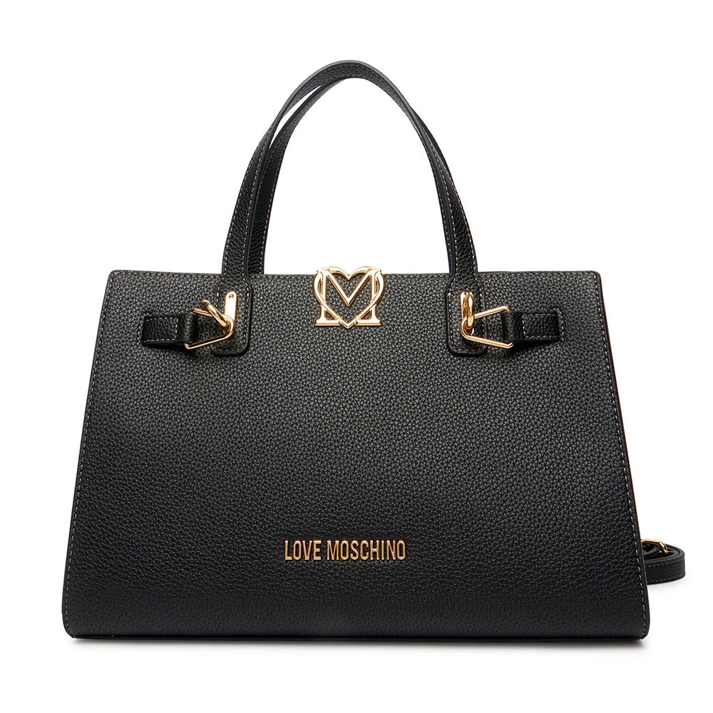 Borsa Donna a Mano LOVE MOSCHINO linea Soft Sculpt Nera