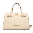 Borsa Donna a Mano LOVE MOSCHINO linea Soft Sculpt Avorio
