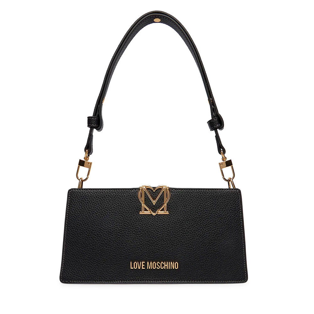 Borsa Donna a Spalla LOVE MOSCHINO linea Soft Sculpt Nera