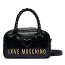 Bauletto Mini Donna LOVE MOSCHINO linea Twirl in Pelle Nera