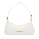Borsa Donna a Spalla LOVE MOSCHINO in Ecopelle Trapuntata Bianca