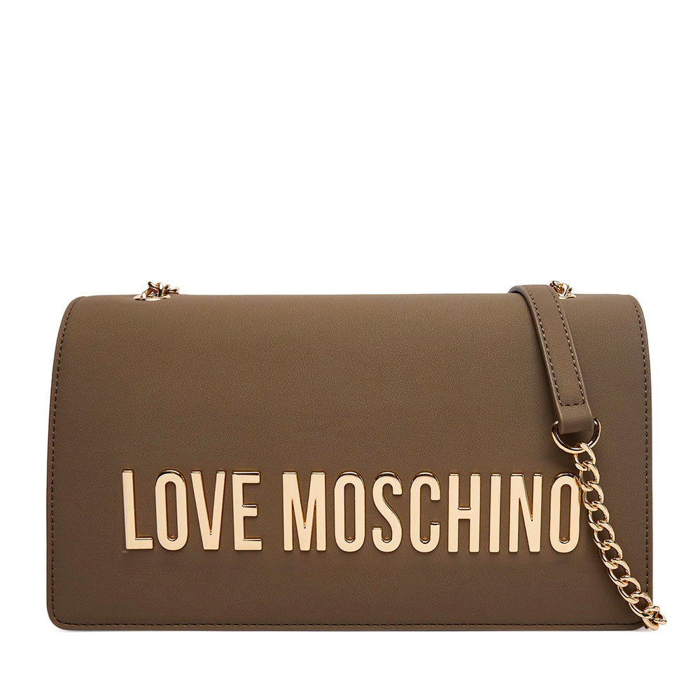 Borsa Donna a Spalla e a Tracolla LOVE MOSCHINO linea Bold Bag color Fango