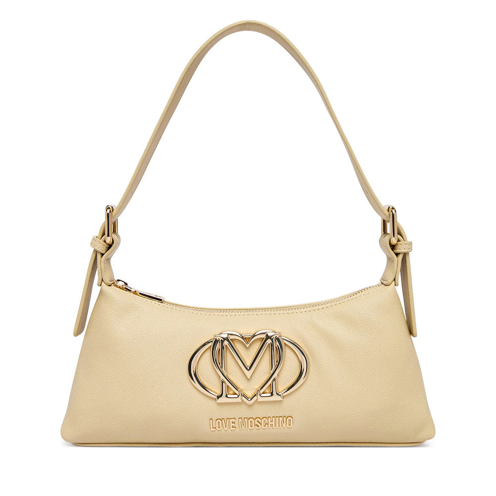 Borsa Sottospalla Donna LOVE MOSCHINO in Ecopelle color Burro