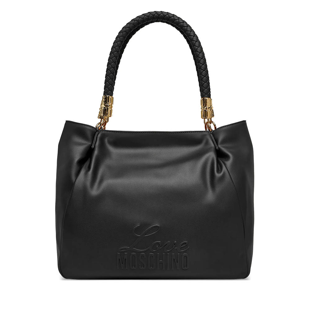 Shopping Bag Donna LOVE MOSCHINO in Ecopelle Nera